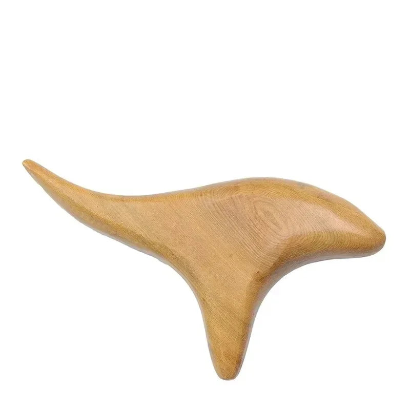 Portable Lightweight Wood Massage Tool Gua Sha for Lymphatic Facial Massage and Muscle Relief Scraping Body Tool for Relaxation